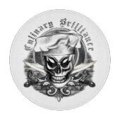 Kochs-Schädel 4: Kulinarische Helligkeit Schneidebrett (Vorderseite)