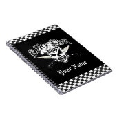 Kochs-Schädel und gekreuzte Kochs-Messer 2 Notizblock (Rechte Seite)