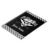 Kochs-Schädel und gekreuzte Kochs-Messer 2 Notizblock (Linke Seite)