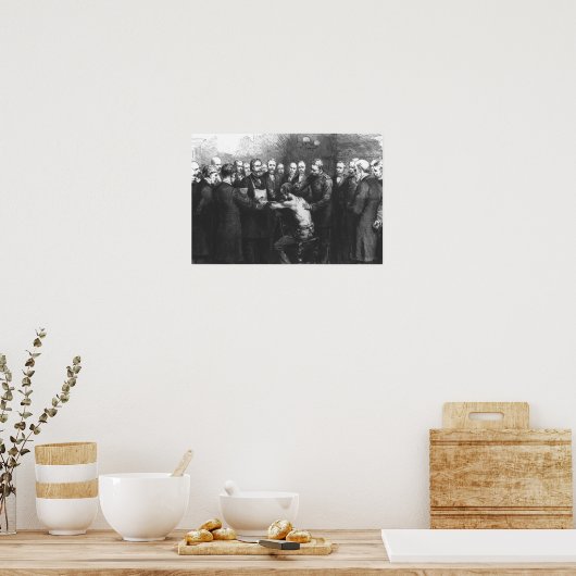 Koch's Treatment for Consumption Poster (Küche)