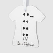 Kochs-Weihnachtsverzierung Ornament (Vorderseite)