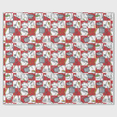 Kochs-Werkzeug-Schachbrett Geschenkpapier (Flach)