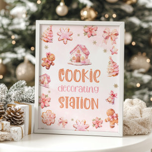 Kochschmuckstation Weihnachten Geburtstag Poster