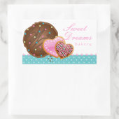 Kochschokolade Donut Bäckerei Sticker Icing Punkte (Tasche)