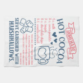 Kochschokolade Rezept Küche Handtuch (Horizontal)