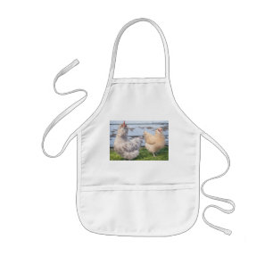 Kochschürze Zwei Hühner Farmhaus Kinderschürze