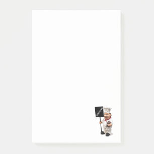 Kochskoch - WILLKOMMENE Menükarte Post-it Klebezettel