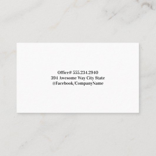 Kochstation | Pastas | Utensils Visitenkarte (Rückseite)