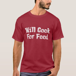 Kocht für Nahrungsmittelgeschenke T-Shirt