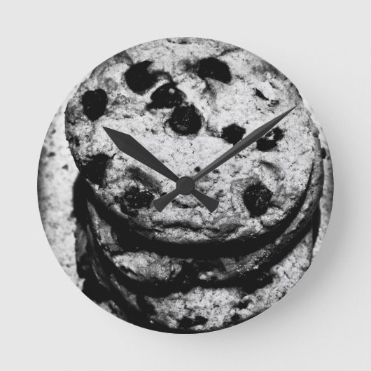 Kochtreppe Runde Wanduhr (Vorderseite)