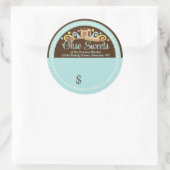 Kochutensilien aus der Küche Runder Aufkleber (Tasche)