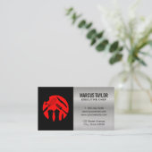 Kochutensilien | Metallisch Visitenkarte (Stehend Vorderseite)