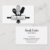Kochutensilien Zuhause-Backgeschirr Visitenkarten Visitenkarte (Vorne/Hinten)
