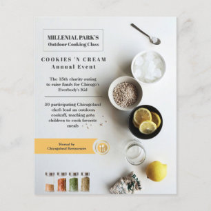 Kochveranstaltung Flyer