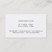 Kochwerkzeuge Visitenkarte (Rückseite)