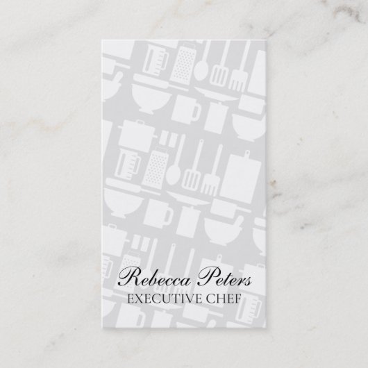 Kochwerkzeuge Visitenkarte (Vorderseite)