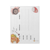 Kochworte Notizblock (Rotiert)