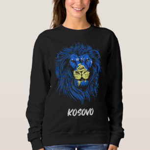 Kococbo-Lion-Flaggenrepublik Kosovo Sweatshirt