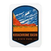 Kodachrome-Becken-Staat Park Magnet (Vertikal)