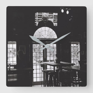 Kodak Film S/W Bar Bier TV Fenster Wanduhr