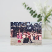 Kodak Hula Show Postkarte (Stehend Vorderseite)