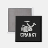 Köder Angelköder Cranky Lustig Angeln Fisch Magnet (Vorderseite/Rückseite)