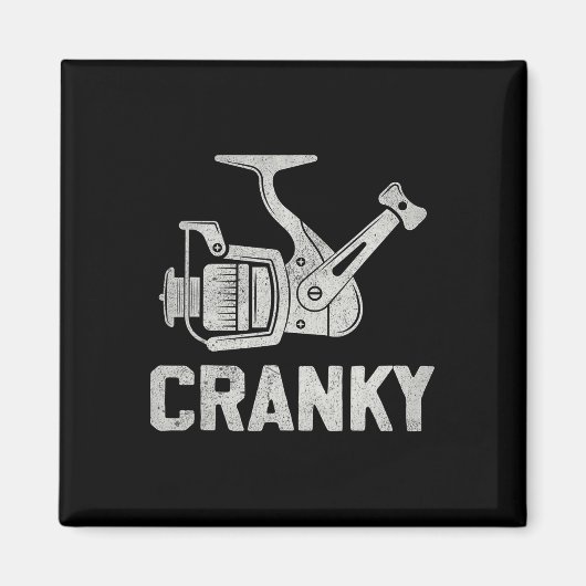 Köder Angelköder Cranky Lustig Angeln Fisch Magnet (Vorne)
