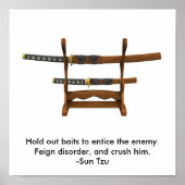 Köder aussetzen, um den Feind zu locken Poster (Vorne)