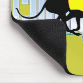 Köder, der Windhund kursiert Mousepad (Ecke)