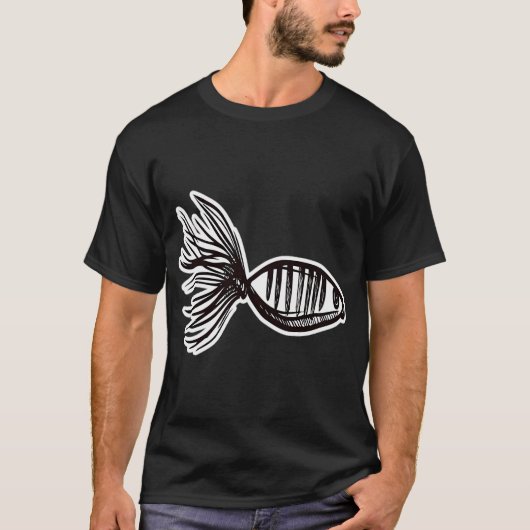 Köder fischen Angler Hobby Geschenk T-Shirt (Vorderseite)