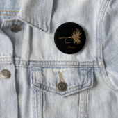 Köder für Fliegenfischen Adams Vintage Button (Beispiel)