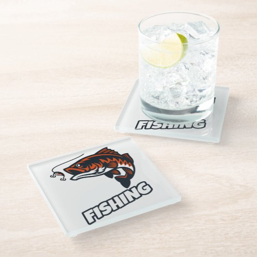 Köder Glasuntersetzer (Schrägansicht)