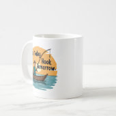 Köder heute, Haken morgen Kaffeetasse (Vorderseite Links)