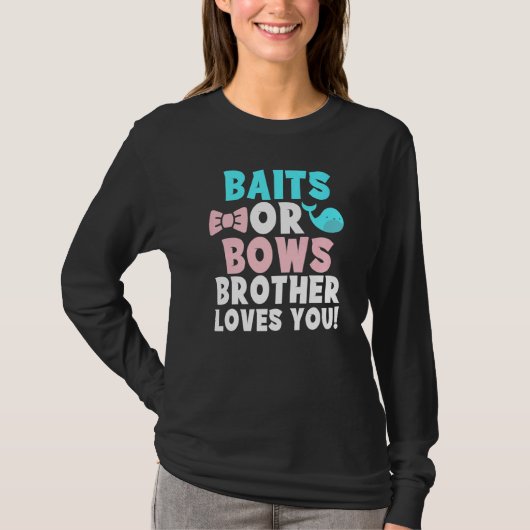Köder Oder Bögen Bruder Liebt Dich Familie Geschle T-Shirt (Vorderseite)
