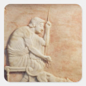 Köder Quadratischer Aufkleber (Vorderseite)