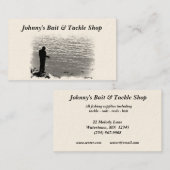Köder-und Gerät-Geschäft Visitenkarte (Vorne/Hinten)