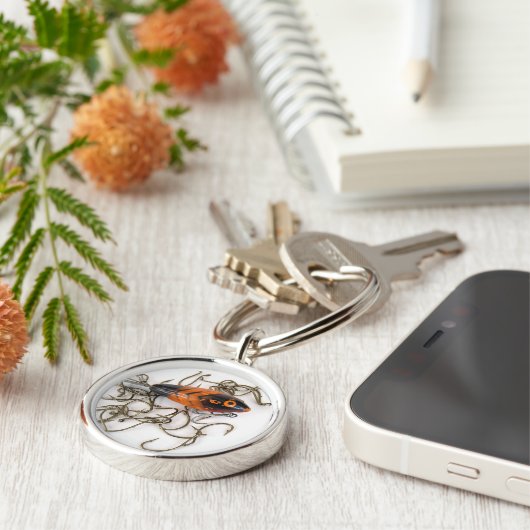 Köder und Haken Schlüsselanhänger (Seite)