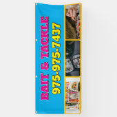 Köder und Tackle Custom Banner (Vertikal)