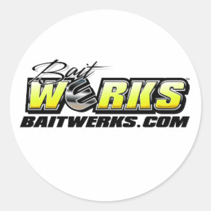 Köder Werks Logoaufkleber Runder Aufkleber