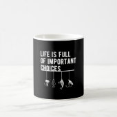 Köderdesign-Geschenk Das Leben ist voller wichtige Kaffeetasse (Mittel)