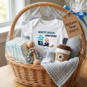 Köderndes Bürohumor: Lustiger "Neuster Praktikant" Baby Strampler