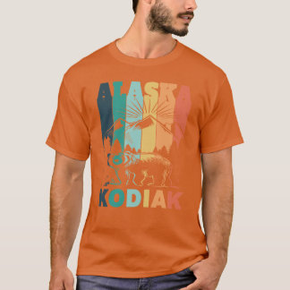 Kodiak Alaska Bergblick T-Shirt
