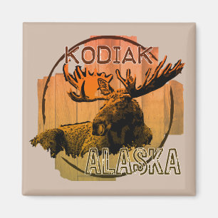Kodiak Alaska-Orangenmagnet Magnet