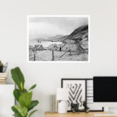 Kodiak, Alaska Panorama 1909 Poster (Heimbüro)