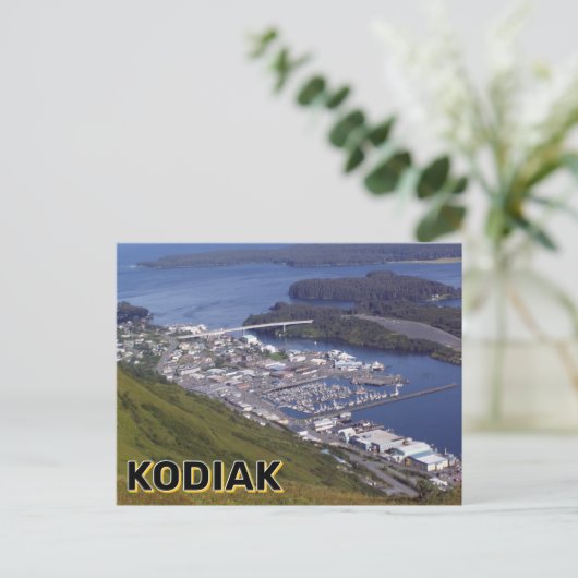 Kodiak, Alaska Postkarte (Stehend Vorderseite)