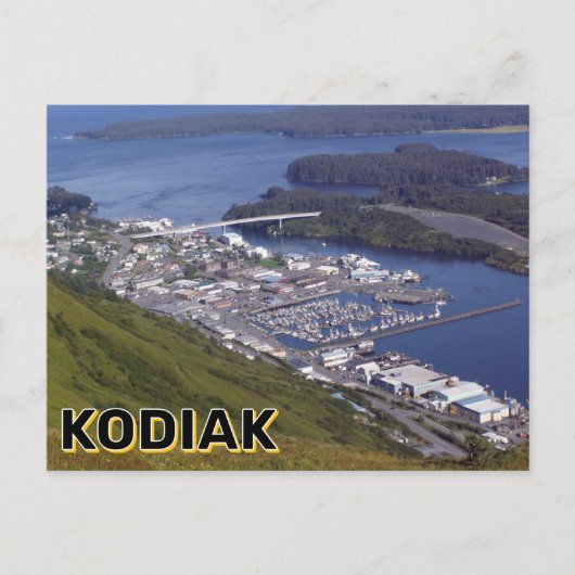Kodiak, Alaska Postkarte (Vorderseite)