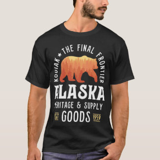 Kodiak Alaska Shirt Bär Die letzte Grenze Familie