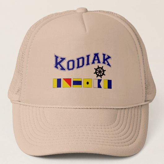 Kodiak, Alaska Truckerkappe (Vorderseite)