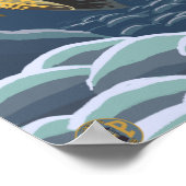 Kodiak, AlaskaCutthroat-Forelle Poster (Ecke)