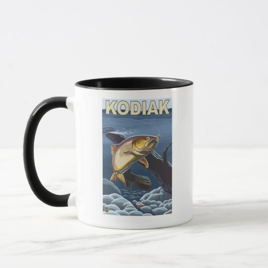Kodiak, AlaskaCutthroat-Forelle Tasse (Links)